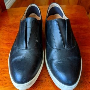Dr. Scholl's Black Leather Loafers Sz9